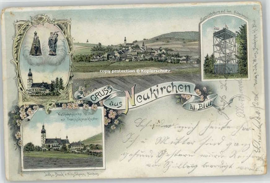 Neukirchen Heilig Blut Wallfahrtskirche x 1900