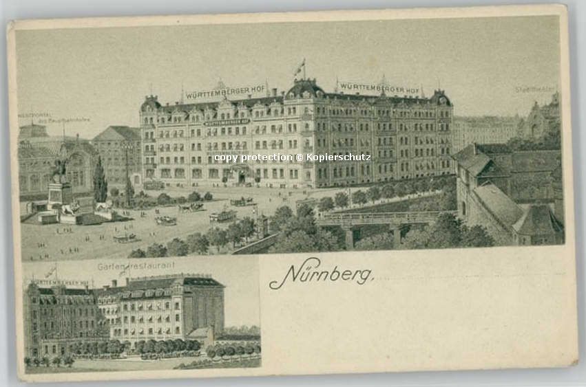Nuernberg Nuernberg Wuerttemberger Hof * 1920