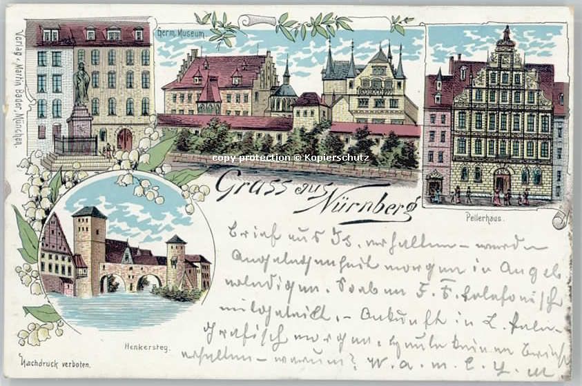 Nuernberg Nuernberg Henkersteg Pellerhaus x 1897