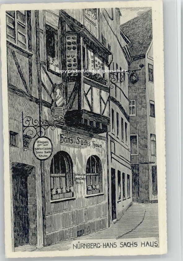 NueRNBERG CITY Nuernberg Hans Sachs Haus * 1920