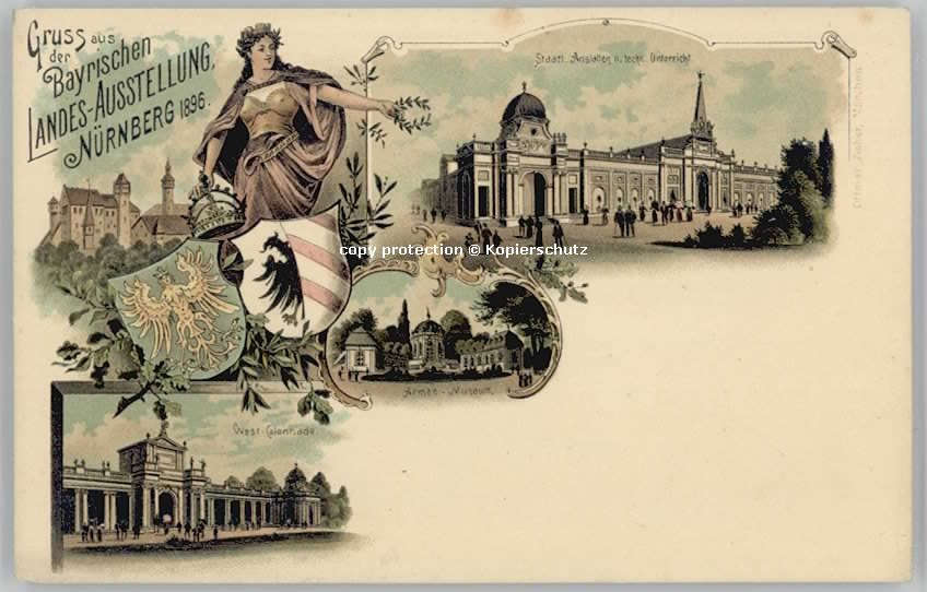 Nuernberg Nuernberg Bayerische Jubilaeums-Ausstel