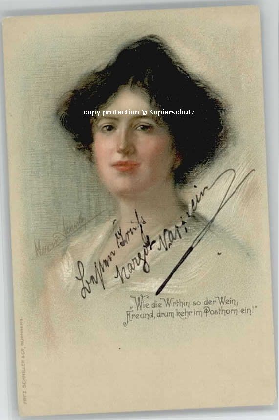 Nuernberg Nuernberg Goldenes Posthorn Reim * 1910