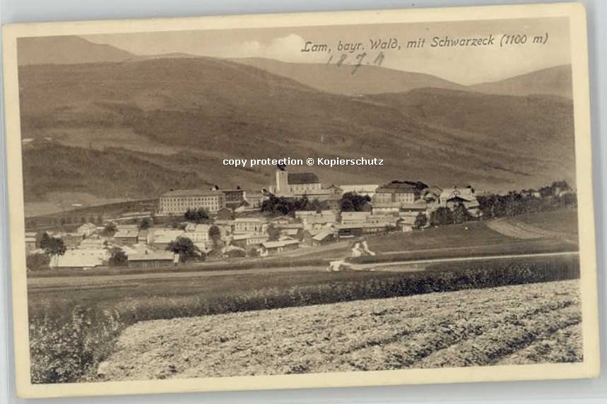 Lam Oberpfalz Lam Schwarzeck Feldpost x 1911