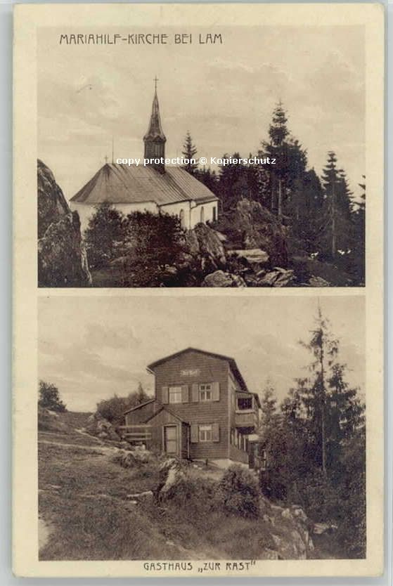 Lam Oberpfalz Gasthaus zur Rast Mariahilf Kirche * 19