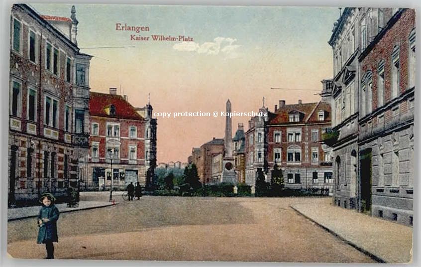 ERLANGEN Bayern Kaiser Wilhelm-Platz * 1910