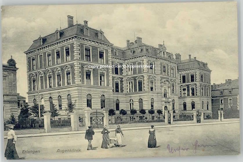 Erlangen Augenklinik Feldpost  x 1915