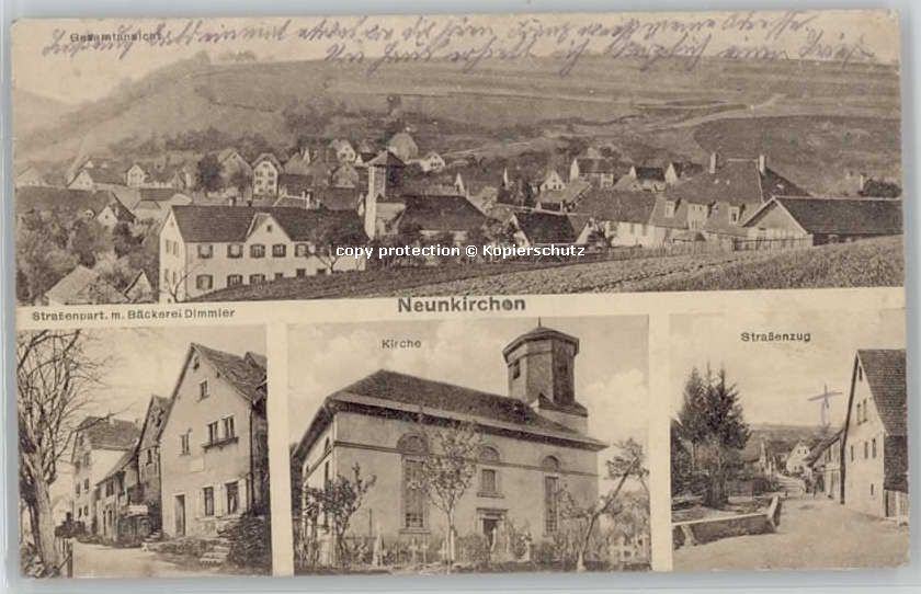 Neunkirchen Odenwald Neunkirchen Baeckerei Dimmler x 1923