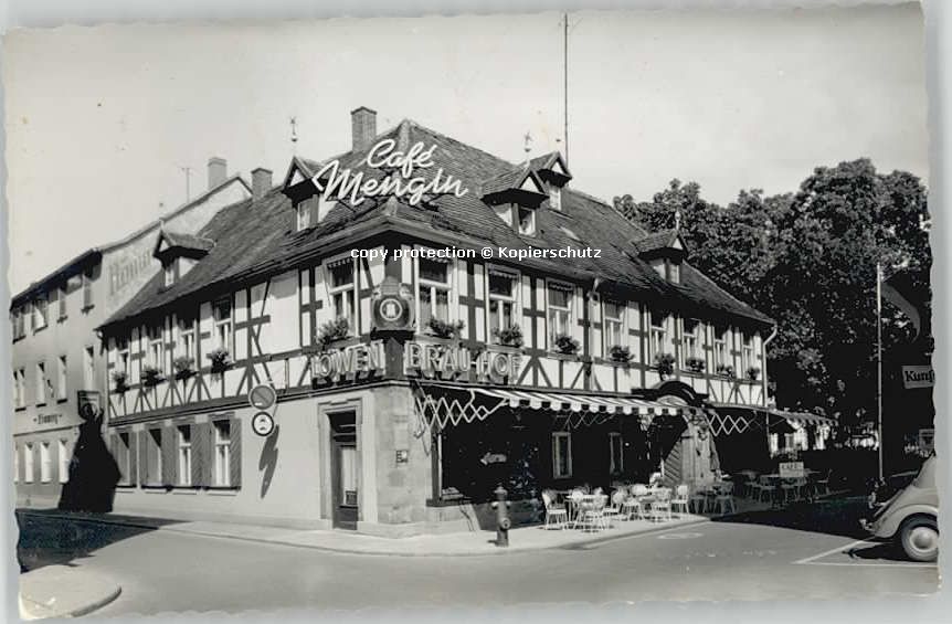 ERLANGEN Bayern Cafe Mengin * 1961