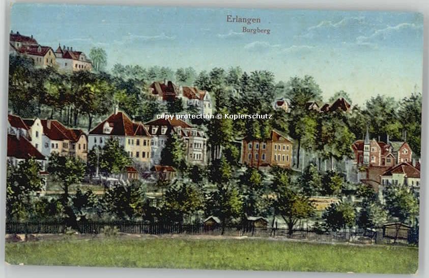 ERLANGEN Bayern Burgberg * 1910