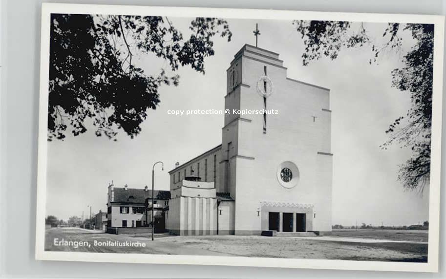 ERLANGEN Bayern Bonifatiuskirche * 1955