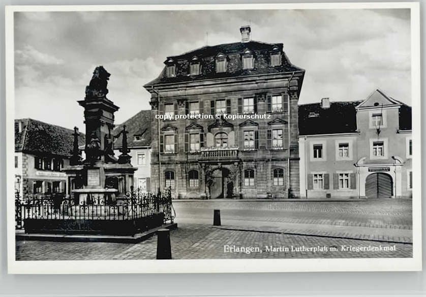 ERLANGEN Bayern Martin Lutherplatz * 1955