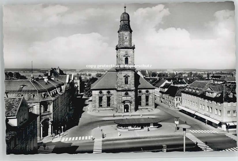 ERLANGEN Bayern Hugenottenplatz * 1955