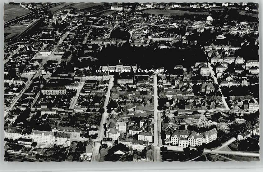 ERLANGEN Bayern Fliegeraufnahme * 1955