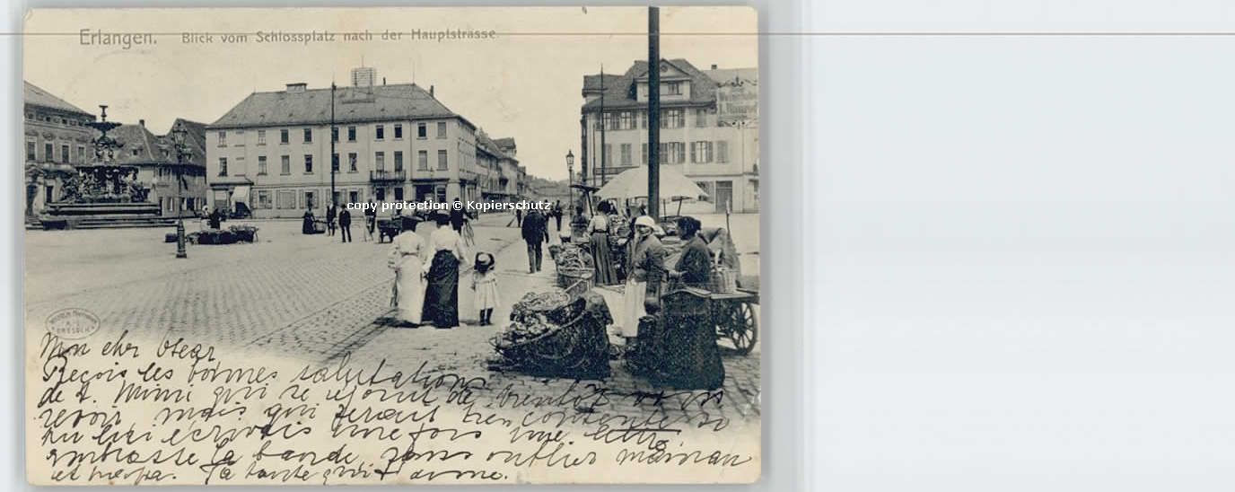 Erlangen Schlossplatz x 1903