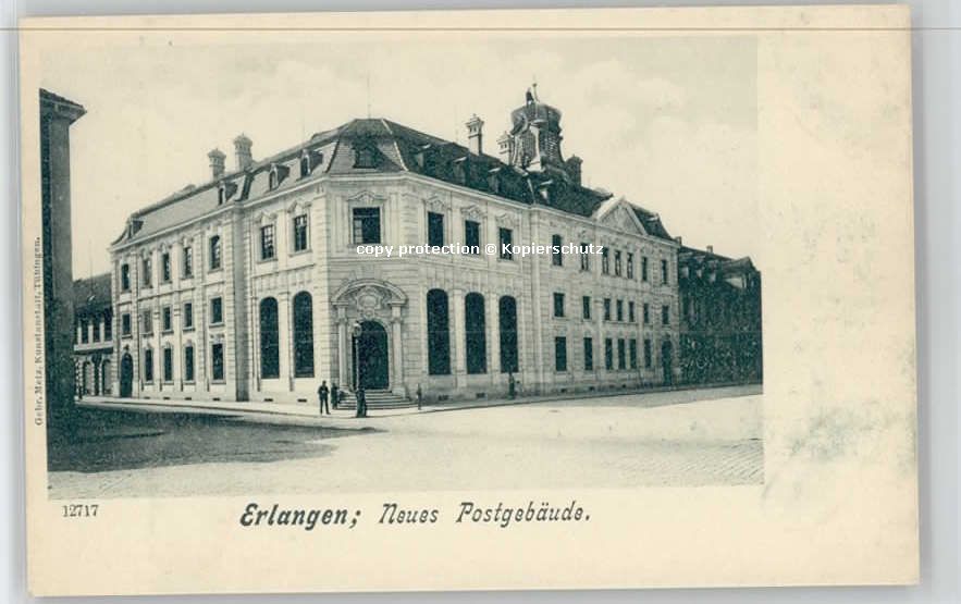 Erlangen Postgebäude * 1900
