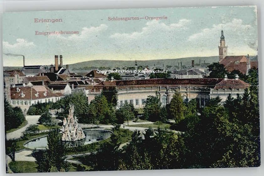 ERLANGEN Bayern Schlossgarten * 1910