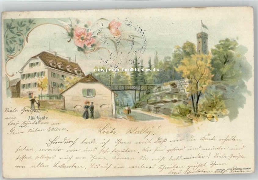 Fuerth Bayern Fuerth Bayern Alte Feste x 1898