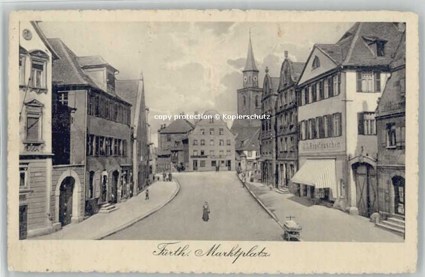 Fuerth Bayern arktplatz x 1913