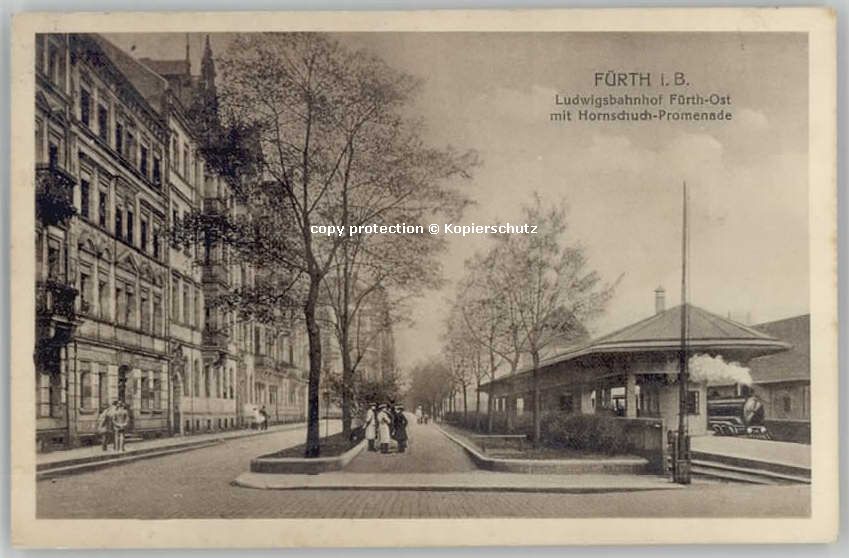Fuerth Bayern Fuerth Bayern Ludwigs Bahnhof x 1919