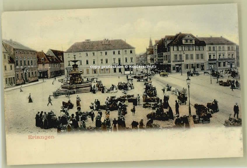 Erlangen ungelaufen ca. 1920