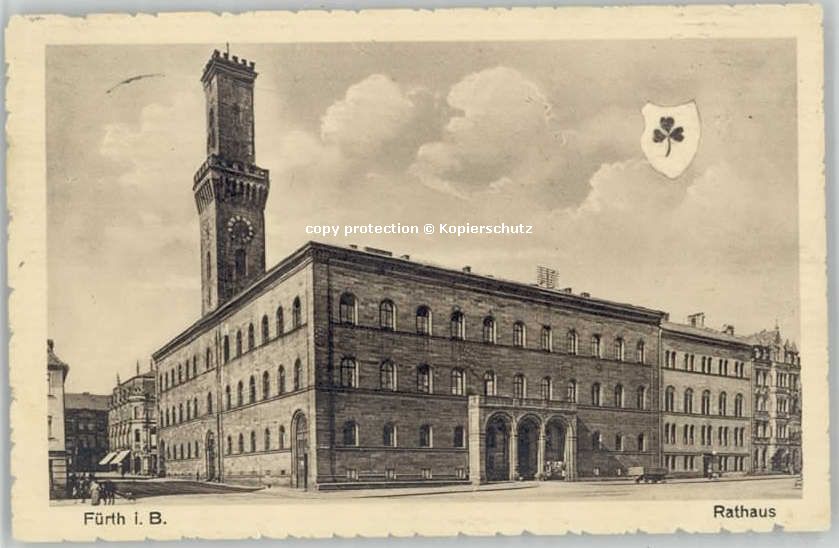 Fuerth Bayern Fuerth Bayern Rathaus x 1926