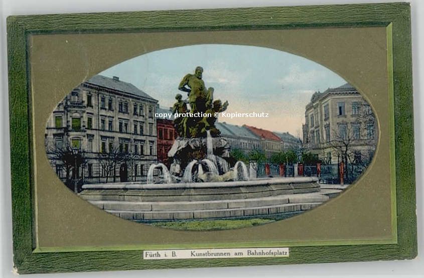 Fuerth Bayern Fuerth Bayern Kunstbrunnen Bahnhofplatz