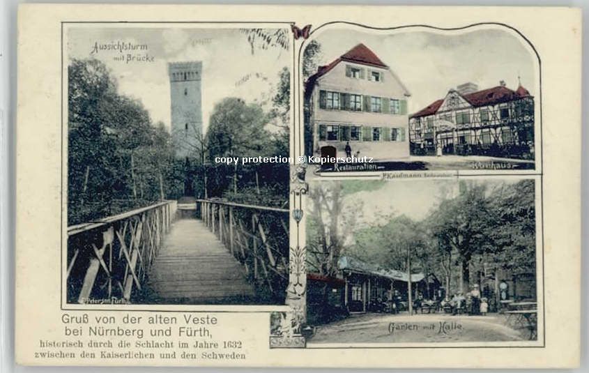Nuernberg Nuernberg Alte Feste x 1909