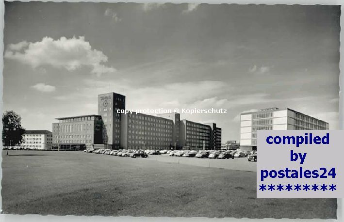 ERLANGEN Bayern Siemens Verwaltungsgebaeude ungelaufen ca. 1955