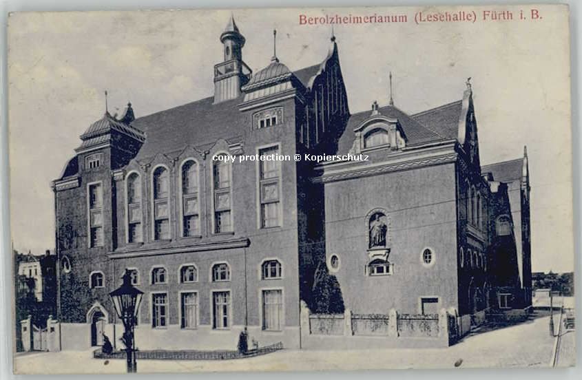 Fuerth Bayern erolzheimerianum x 1909