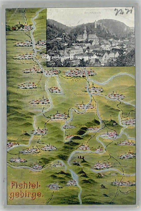 Bad Berneck Berneck Fichtelgebirge Fliegeraufnahme