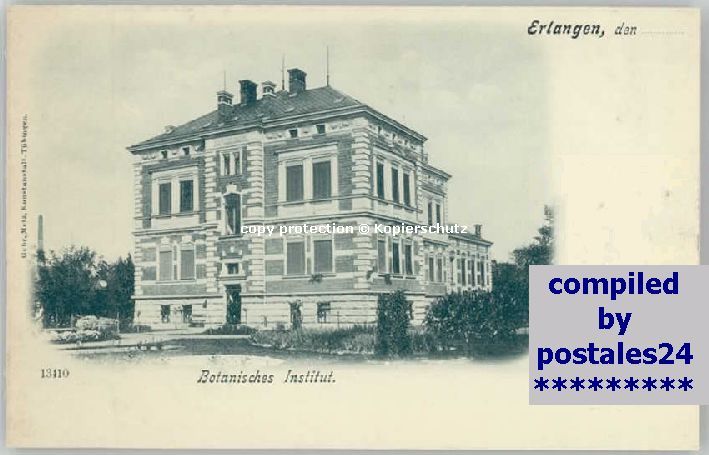 Erlangen Botanisches Institut ungelaufen ca. 190
