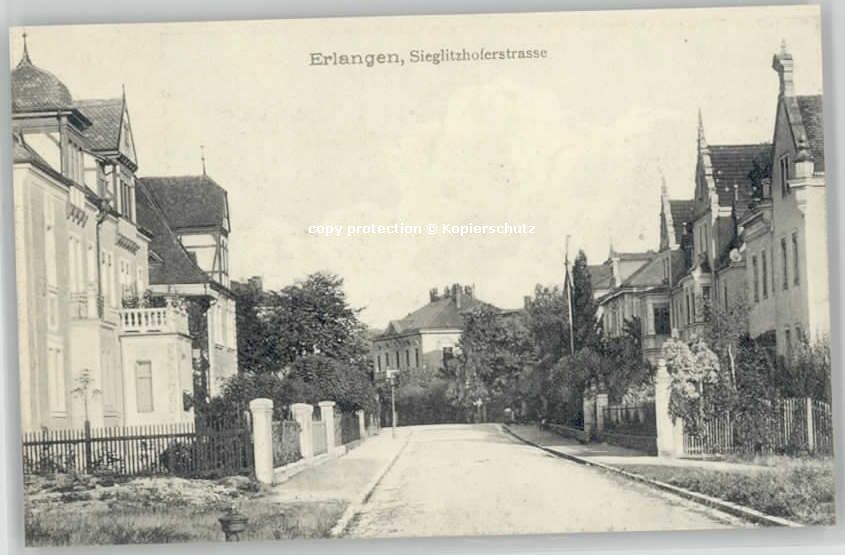 Erlangen Sieglitzhoferstrasse ungelaufen ca. 191
