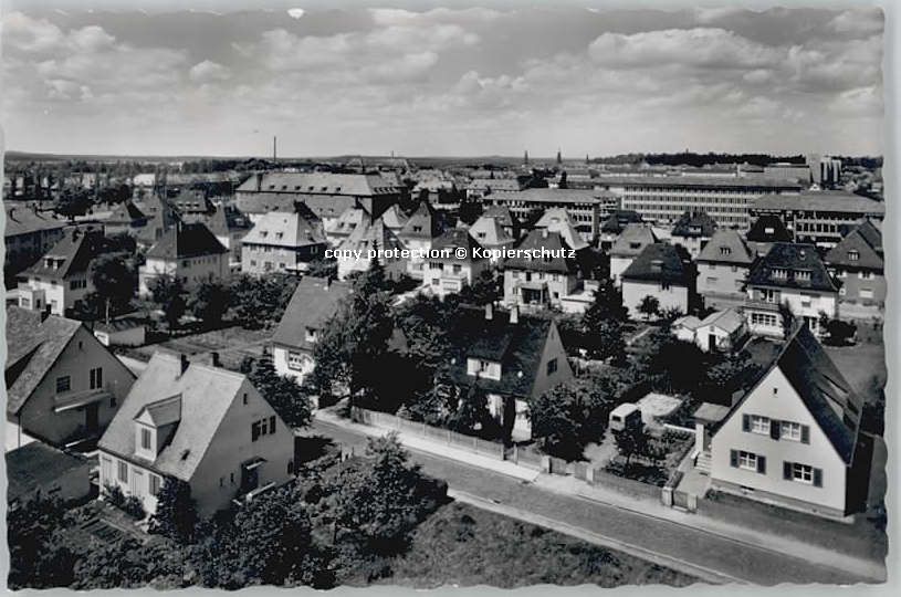 ERLANGEN Bayern Siemenssiedlung ungelaufen ca. 1955