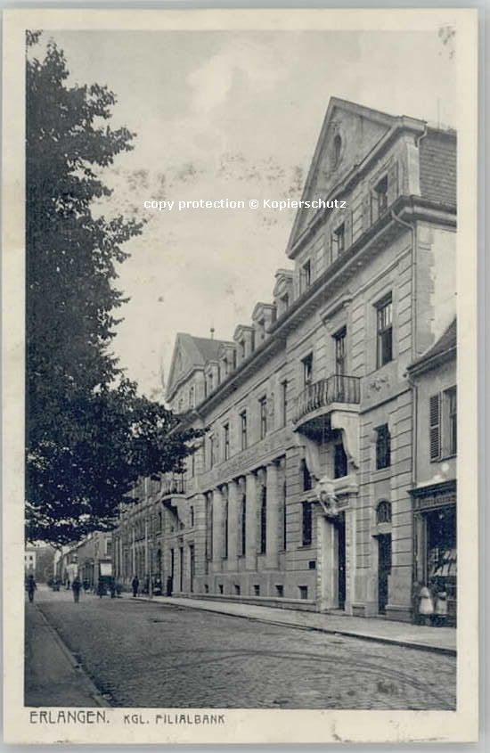 Erlangen ungelaufen ca. 1920