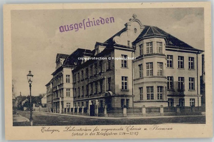 Erlangen Laboratorium ungelaufen ca. 1920