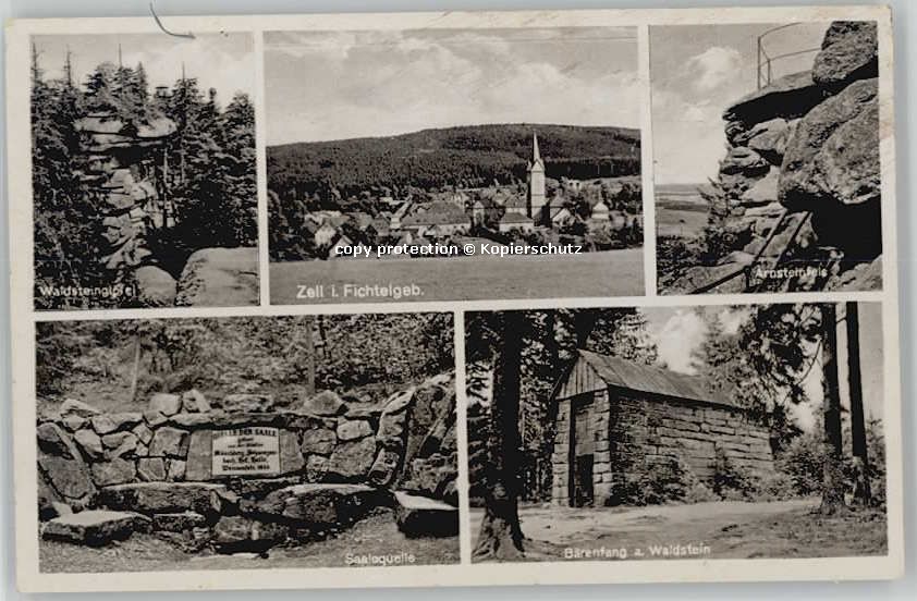 Zell Fichtelgebirge Bärenfang zum Waldstein Saalequelle Arn