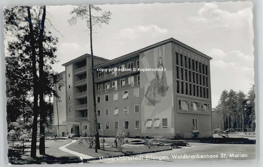 ERLANGEN Bayern Wald Krankenhaus  x 1961