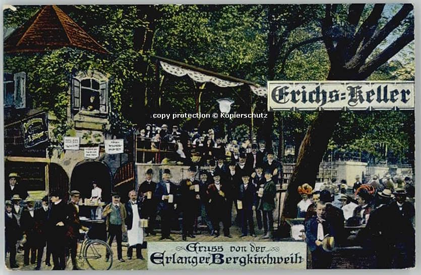 Erlangen Bergkirchweih x 1914