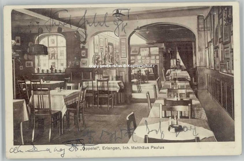 ERLANGEN Bayern Oppelei x 1935