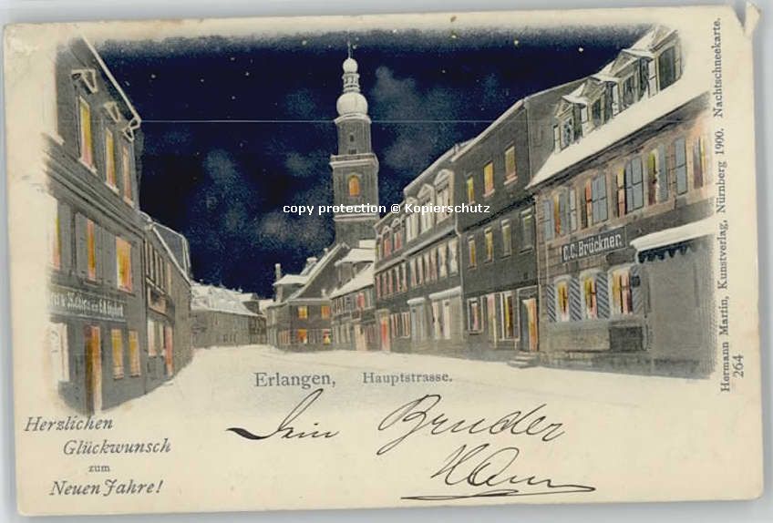Erlangen Hauptstrasse x 1902