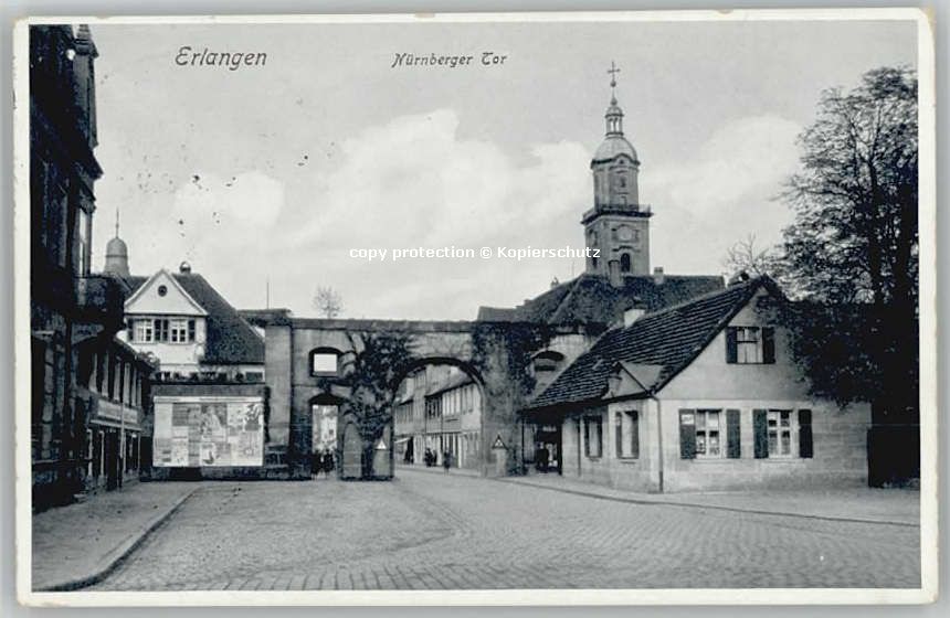 ERLANGEN Bayern Nuernberger Tor x 1931