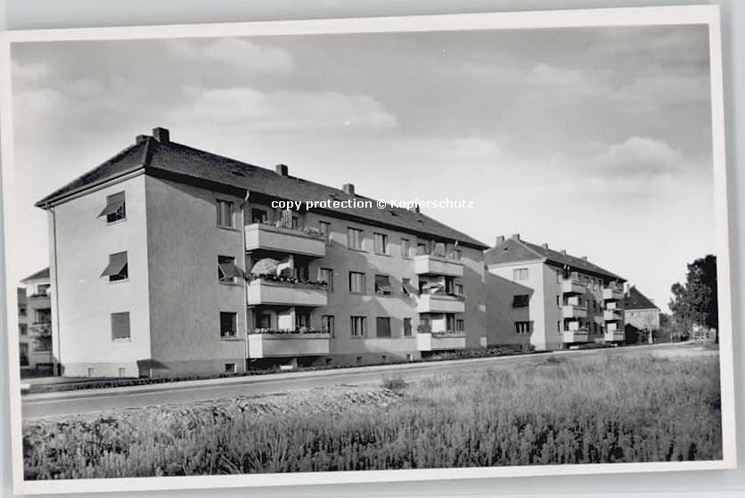 ERLANGEN Bayern Siemenssiedlung ungelaufen ca. 1955