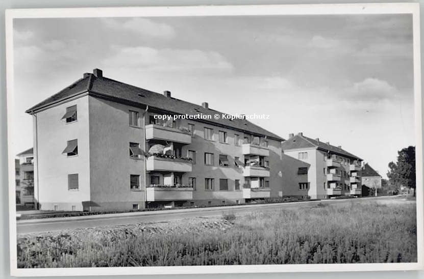 ERLANGEN Bayern Siemenssiedlung ungelaufen ca. 1955