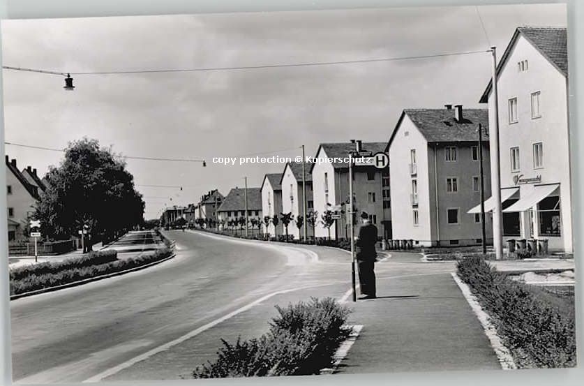 ERLANGEN Bayern Drausnickstrasse ungelaufen ca. 1955