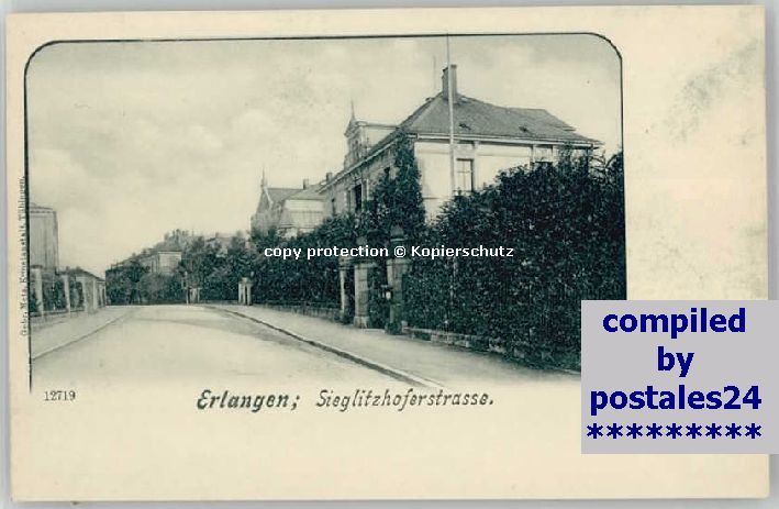 Erlangen Sieglitzhoferstrasse ungelaufen ca. 190