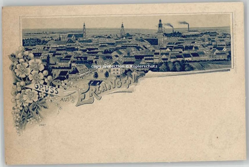 Erlangen  ungelaufen ca. 1900