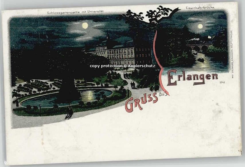 Erlangen  ungelaufen ca. 1900