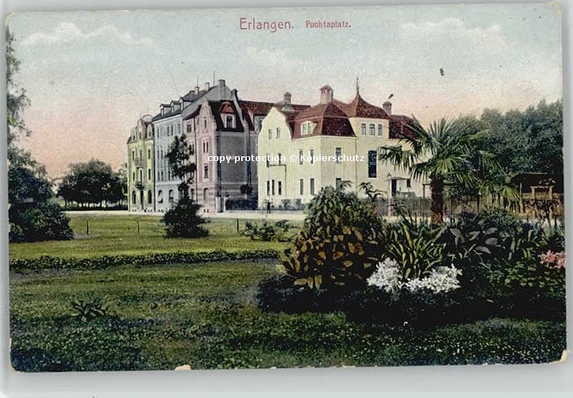 Erlangen Puchtaplatz ungelaufen ca. 1910
