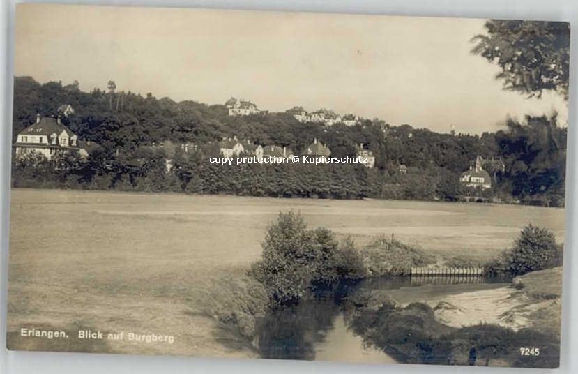 ERLANGEN Bayern Burgberg x 1930