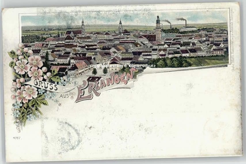 Erlangen  ungelaufen ca. 1900